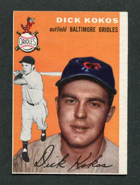 1954 Topps #106 Dick Kokos Baltimore Orioles  Baseball Card