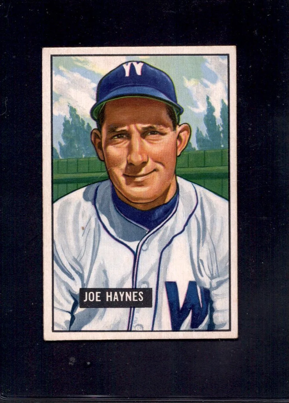 1951 Joe Haynes Bowman #240 Senators Baseball Card