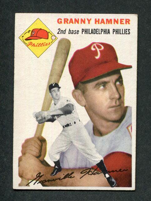 1954 Topps #24 Granny Hamner Philadelphia Phillies Baseball Card