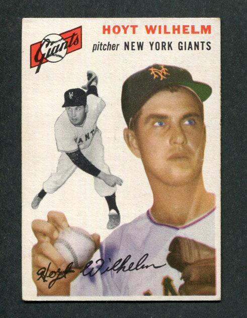 1954 Topps #36 Hoyt Wilhelm New York Giants Baseball Card (EX+)