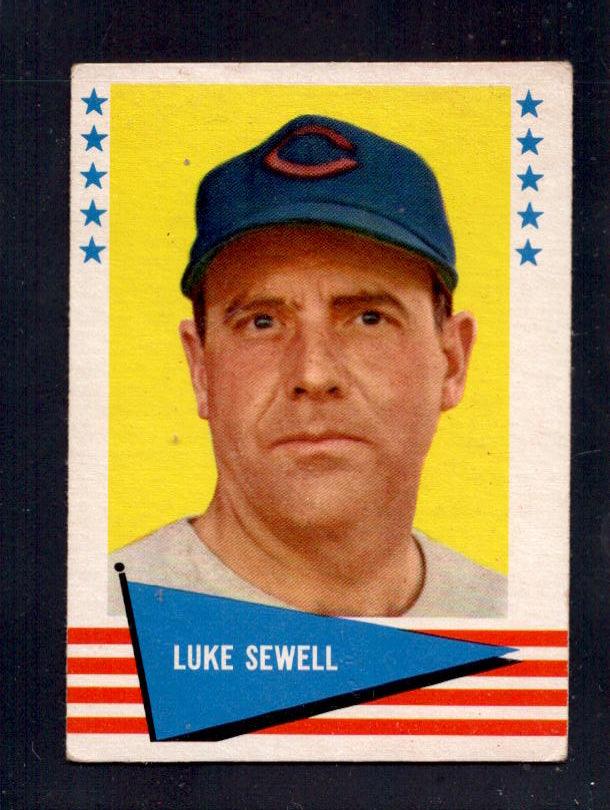 1961 Luke Sewell Fleer Baseball Greats #138 Indians Baseball Card