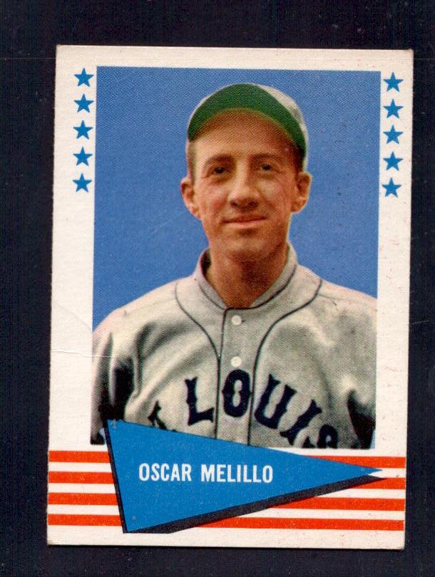 1961 Oscar Melillo Fleer Baseball Greats #127 Browns Baseball Card