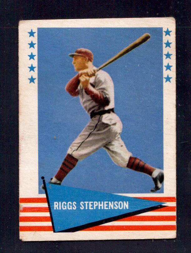 1961 Riggs Stephenson Fleer Baseball Greats #140 Cubs Baseball Card