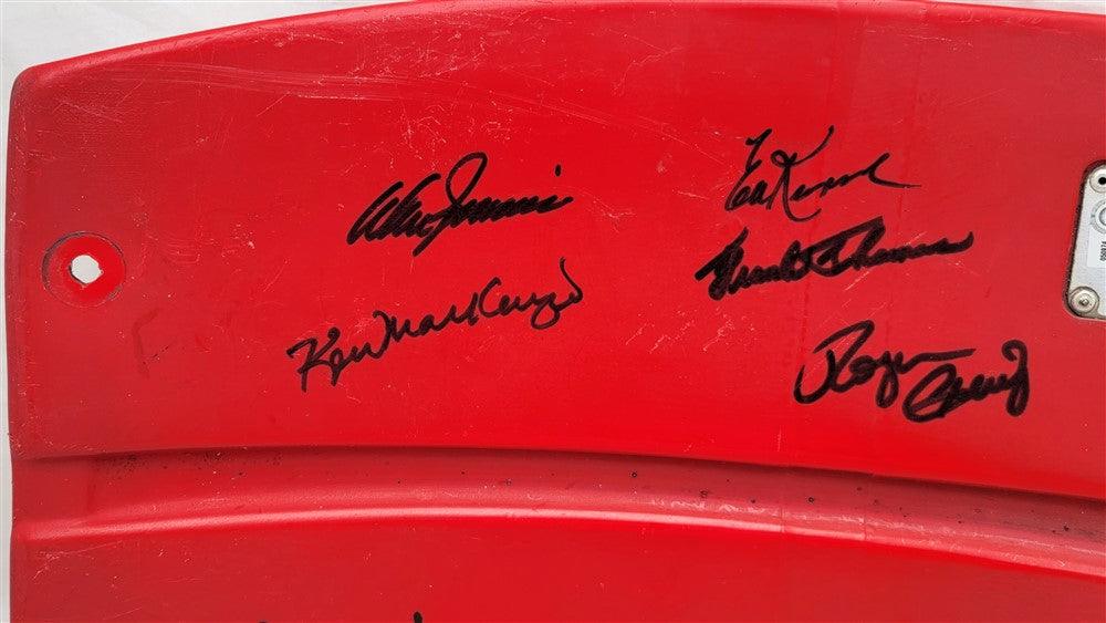1962 New York Mets Team Autographed Red Seat Backing With 19 Signatures Including Don Zimmer & Roger Craig PSA/DNA #K47188 - Image 2