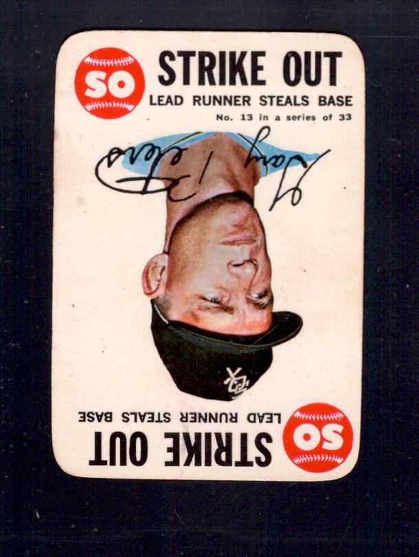 1968 Gary Peters Topps Game #13 White Sox Baseball Card
