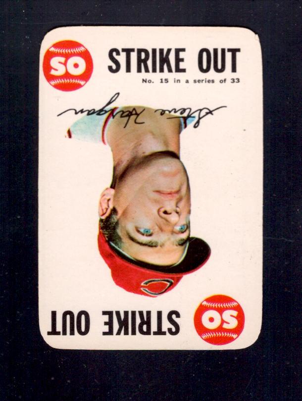 1968 Steve Hargan Topps Game #15 Indians Baseball Card