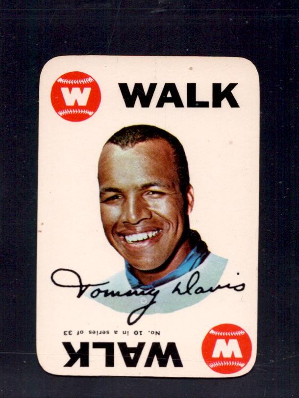 1968 Tommy Davis Topps Game #10 Dodgers Baseball Card