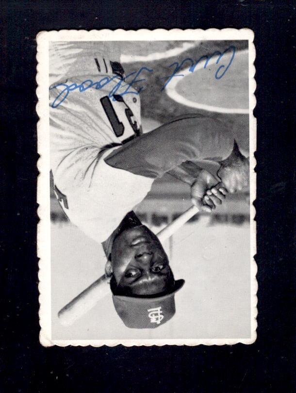 1969 Curt Flood Topps Deckle Edge #28 Cardinals Baseball Card