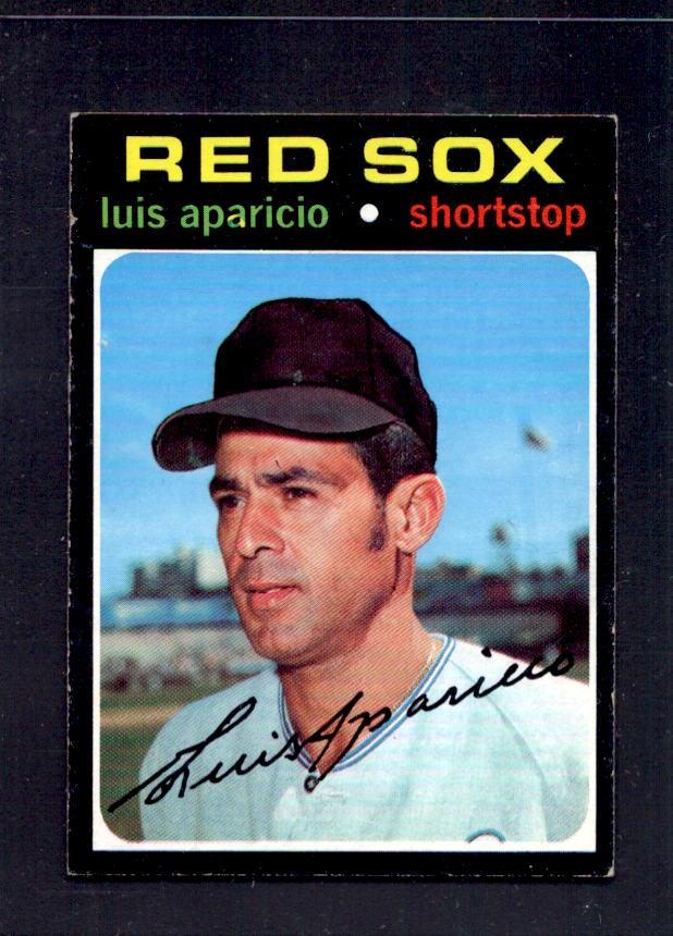 1971 Luis Aparicio Topps #740 Red Sox Baseball Card