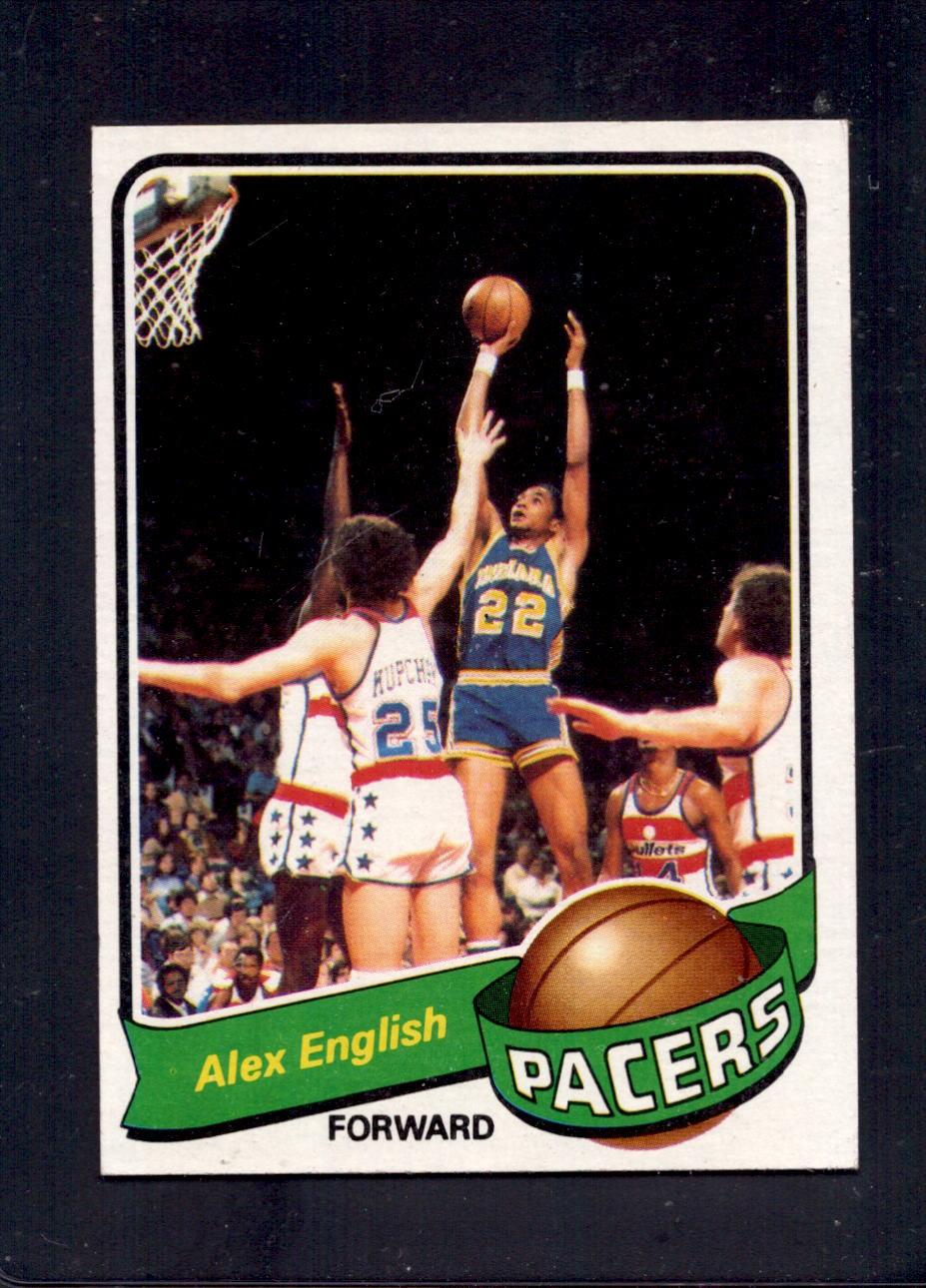 1979-80 Topps #31 Alex English Indiana Pacers Rookie Basketball Cards