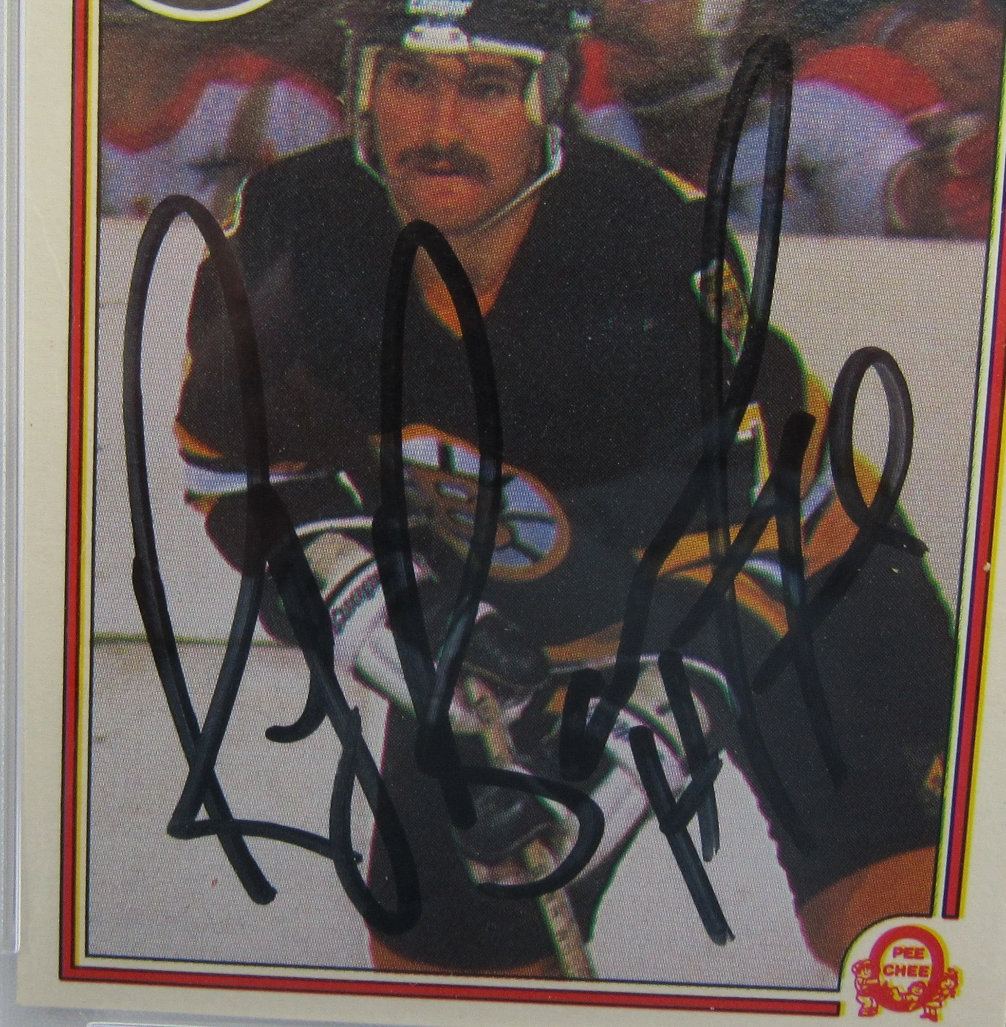 1983 O-Pee-Chee Ray Bourque Signed Auto PSA/DNA Encapsulated Hockey Card - Image 2