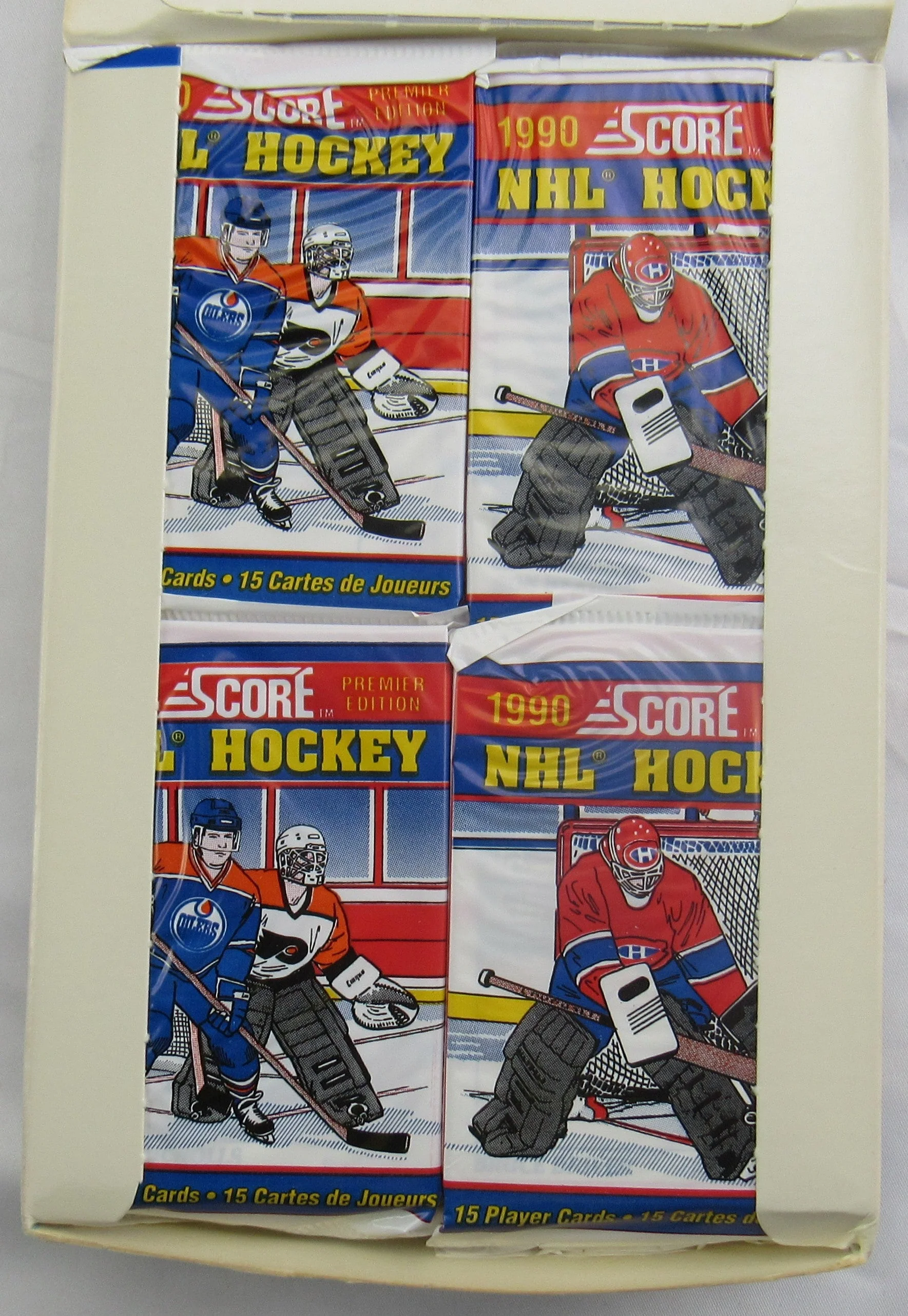 1990 Score Premier Edition NHL Hockey Wax Box - Image 2