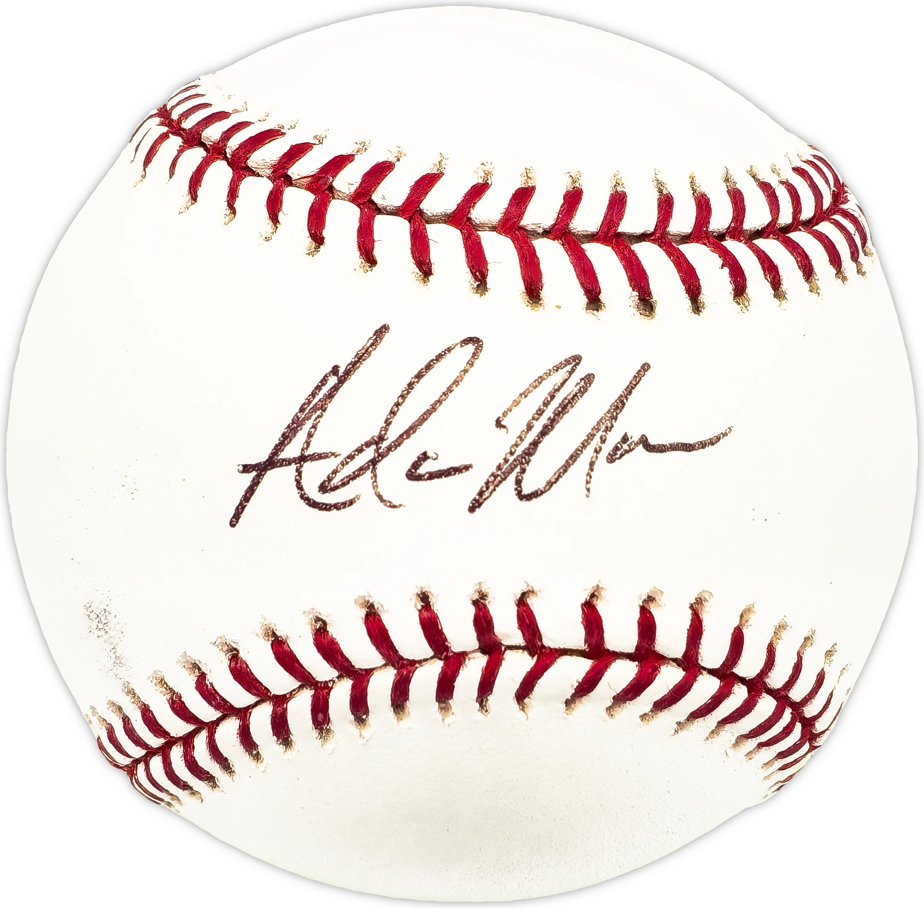 Adam Moore Autographed Official MLB Baseball Seattle Mariners MLB Holo #LH916162