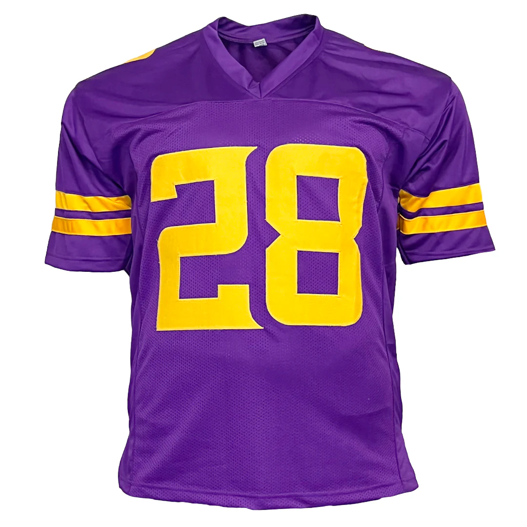 Adrian Peterson Signed Minnesota Color Rush Football Jersey (Beckett) - Image 3