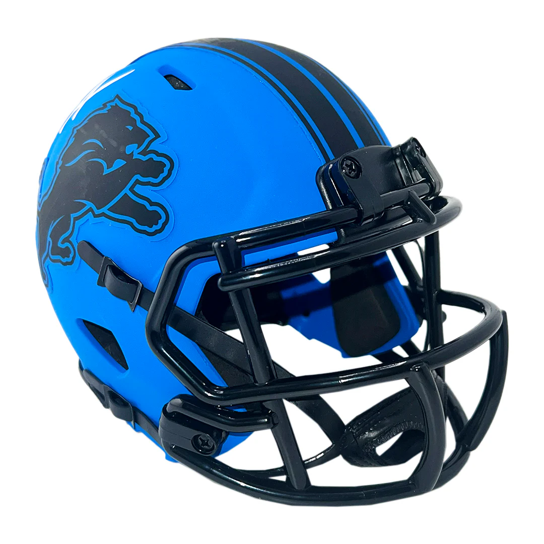Aidan Hutchinson Signed Detroit Lions Rave Mini Football Helmet (Beckett) - Image 3