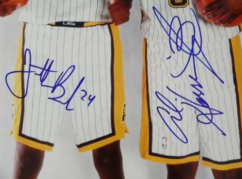 Al Harrington & Jonathan Bender Autographed 16x20 Photo Indiana Pacers PSA/DNA #S76730 - Image 2