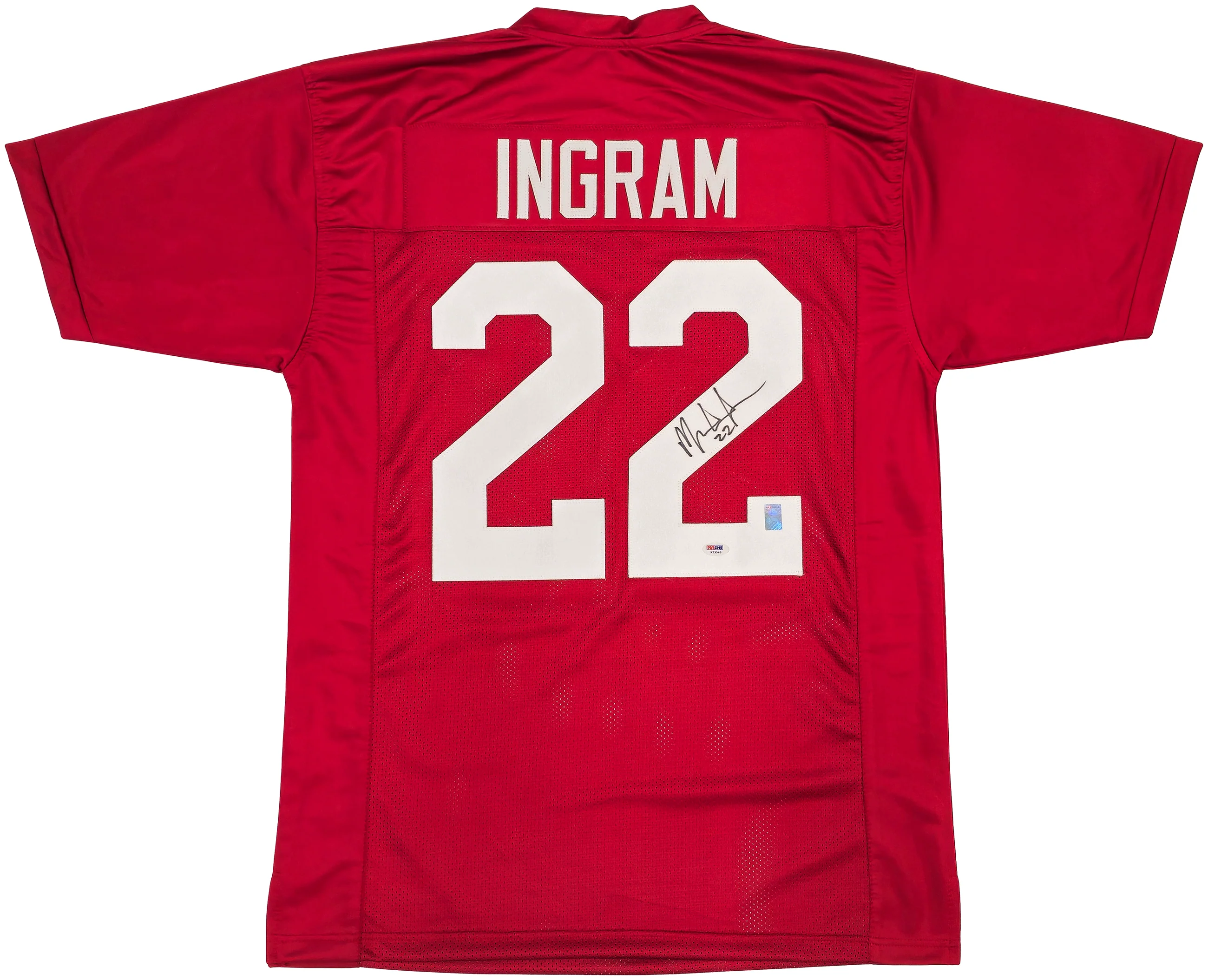 Alabama Crimson Tide Mark Ingram Autographed Red Jersey PSA/DNA