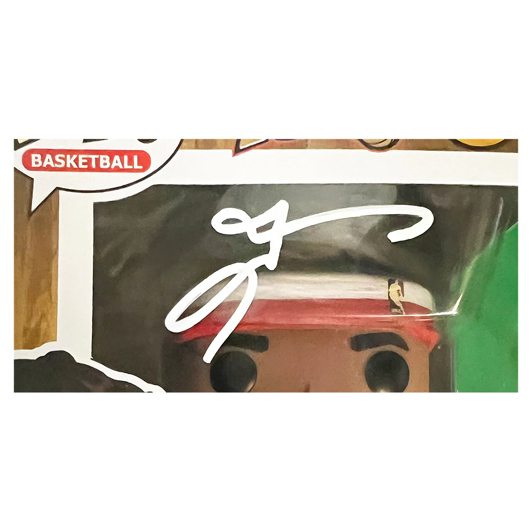 Allen Iverson Signed Philadelphia 76ers Funko POP Vinyl Figure (Beckett) - Image 2