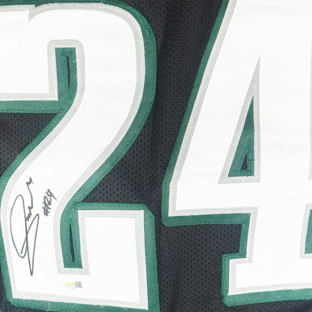 Andrew Mukuba Signed Philadelphia Black Football Jersey (Beckett) - Image 2