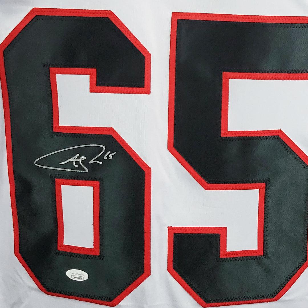 Andrew Shaw Signed Chicago White Hockey Jersey (JSA) - Image 2