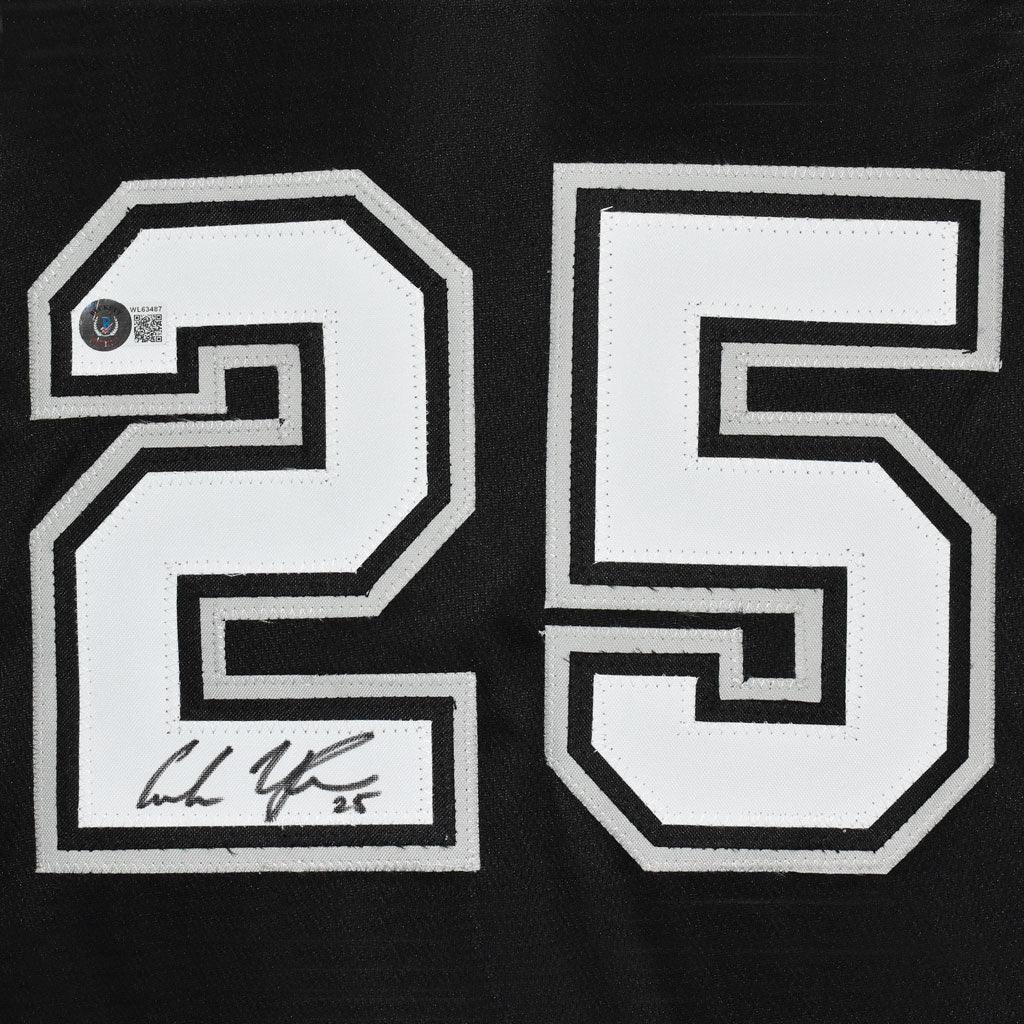 Andrew Vaughn Signed Chicago Black Baseball Jersey (Beckett) - Image 2