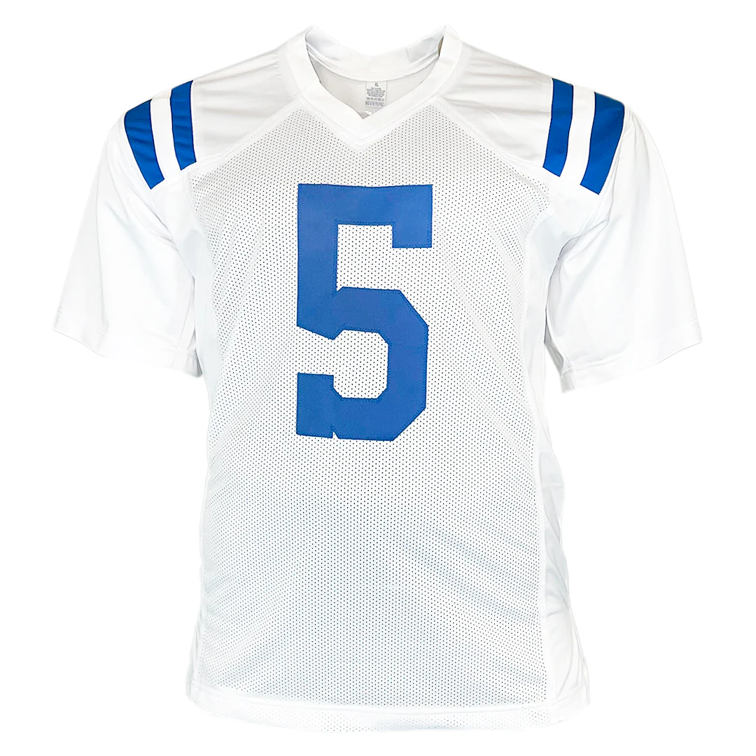 Anthony Richardson Signed Indianapolis White Football Jersey (JSA) - Image 3