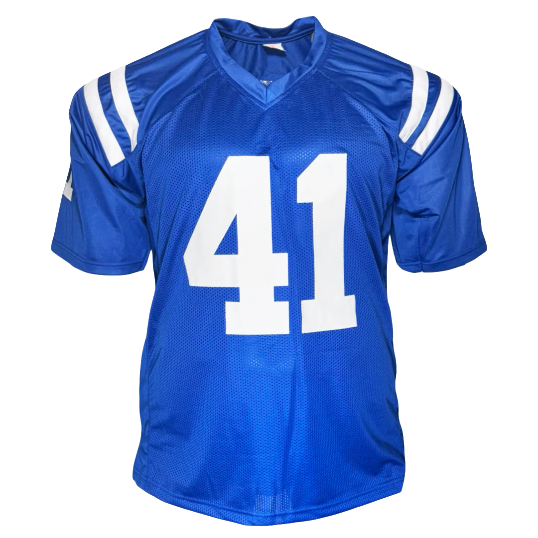 Antoine Bethea Signed Indianapolis Blue Football Jersey(JSA) - Image 3