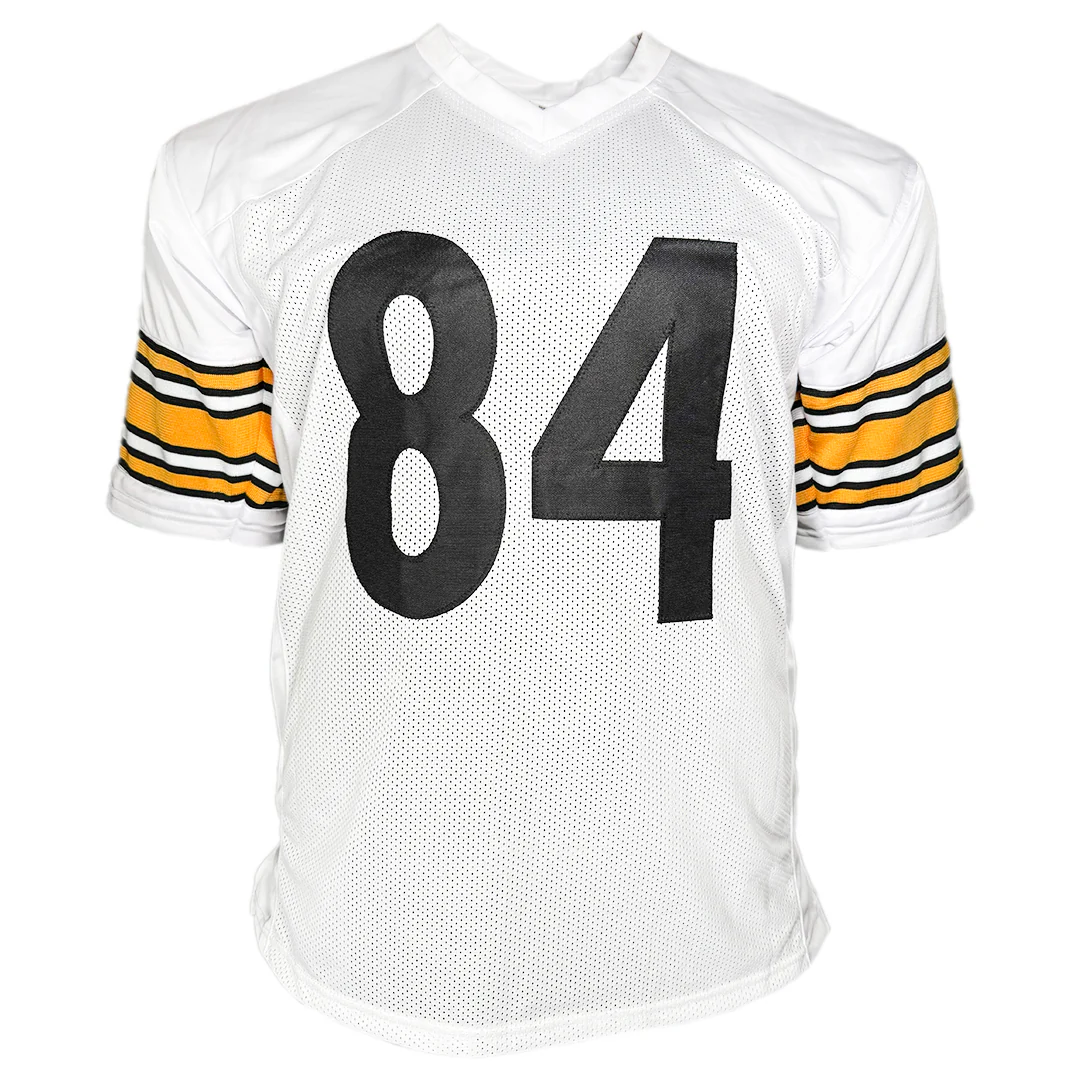 Antonio Brown Signed Pittsburgh White Football Jersey (JSA) - Image 3
