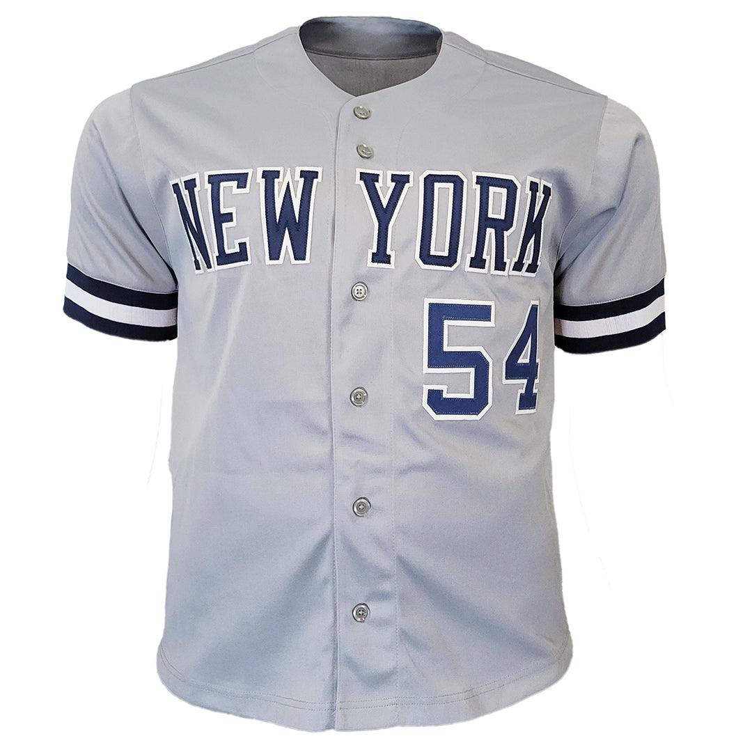 Aroldis Chapman Signed New York Grey Baseball Jersey (Beckett) - Image 3