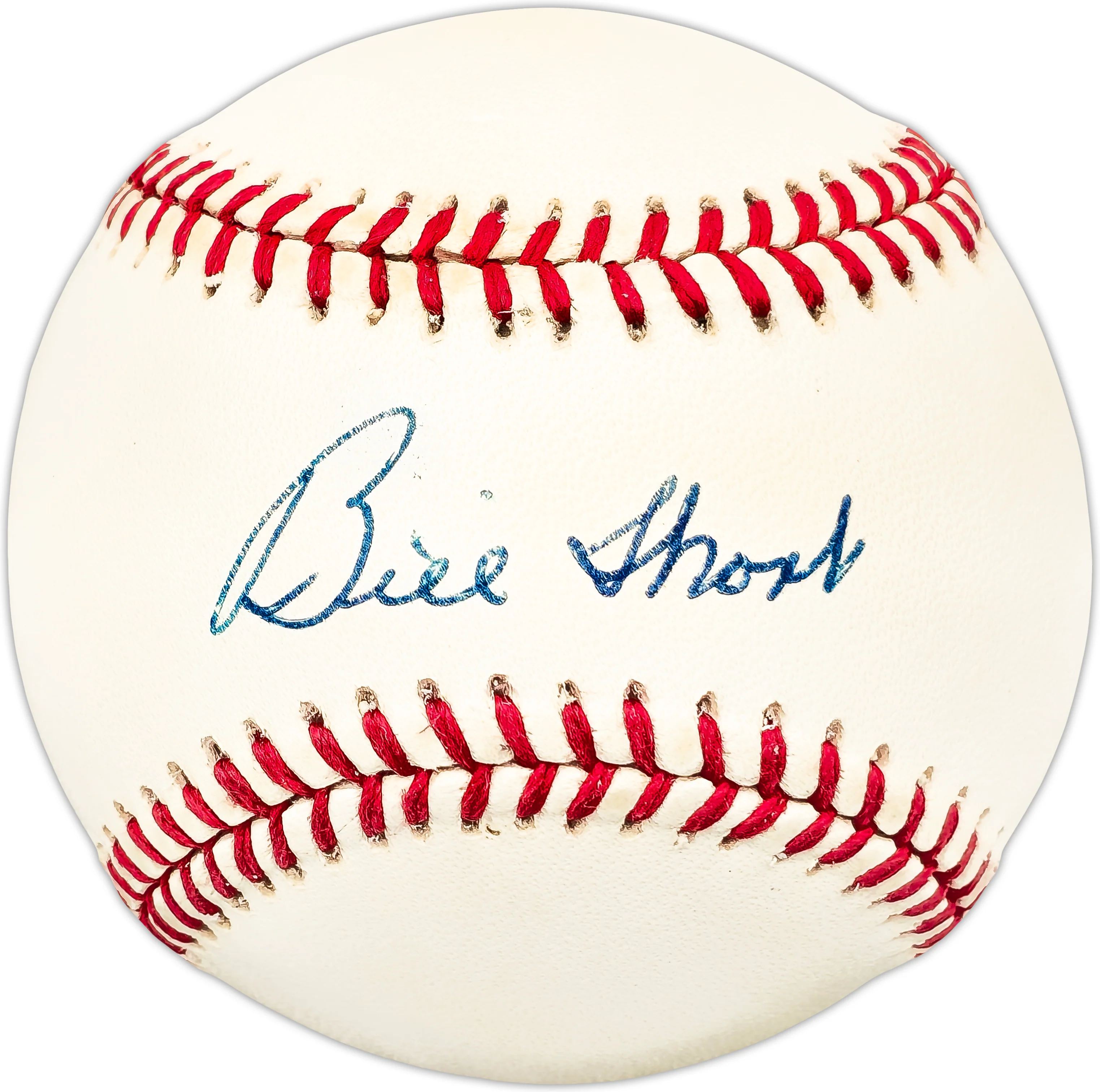 Bill Short Autographed Official NL Baseball New York Mets, Cincinnati Reds