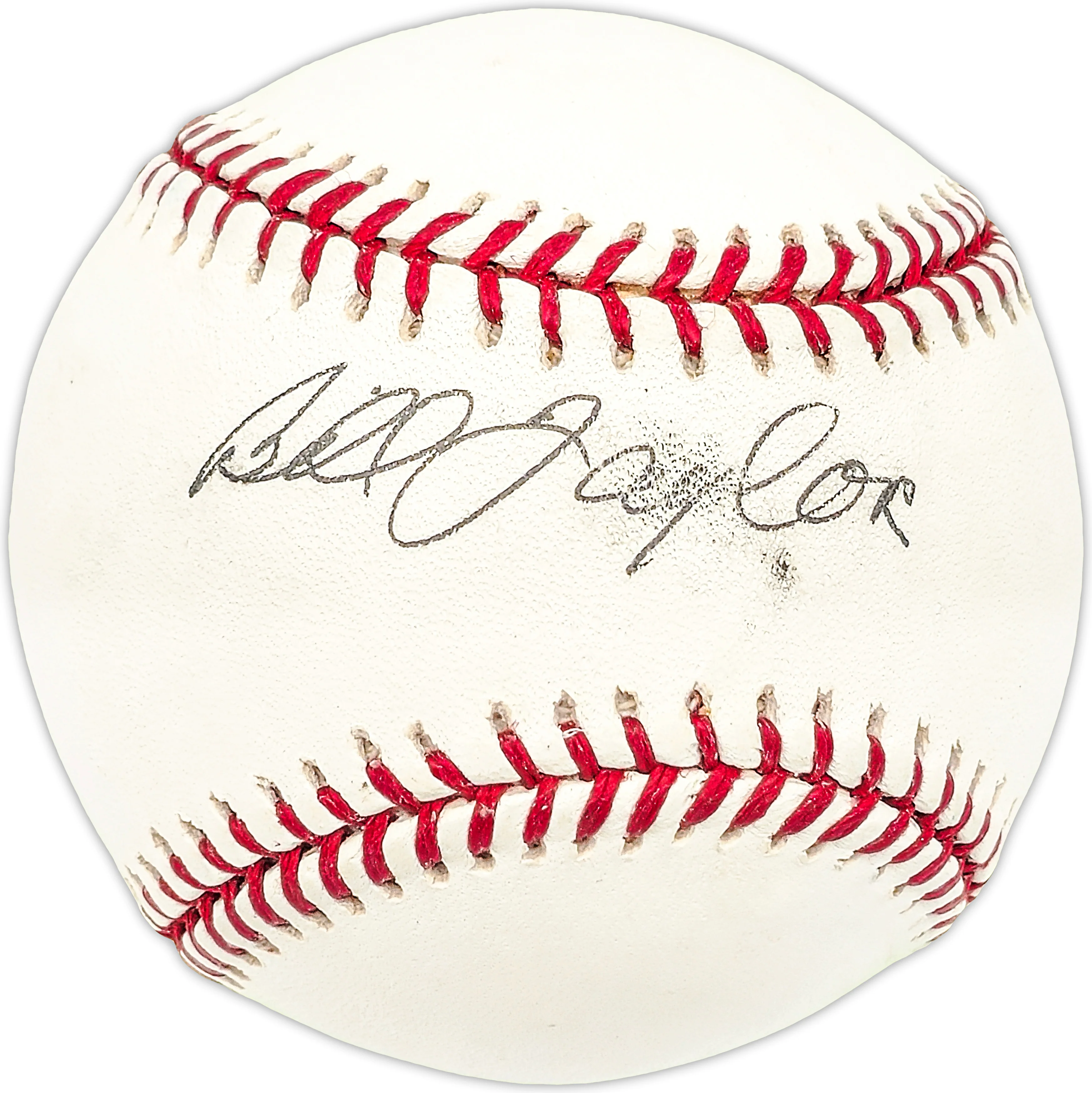 Bill Taylor Autographed Official MLB Baseball NY San Francisco Giants, Detroit Tigers