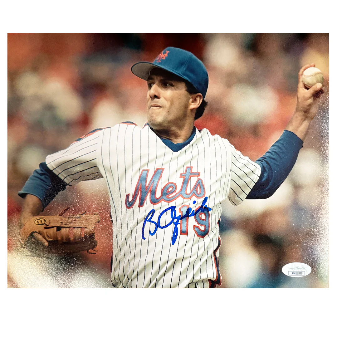 Bob Ojeda Signed New York Pose 3 Baseball 8x10 Photo (JSA)