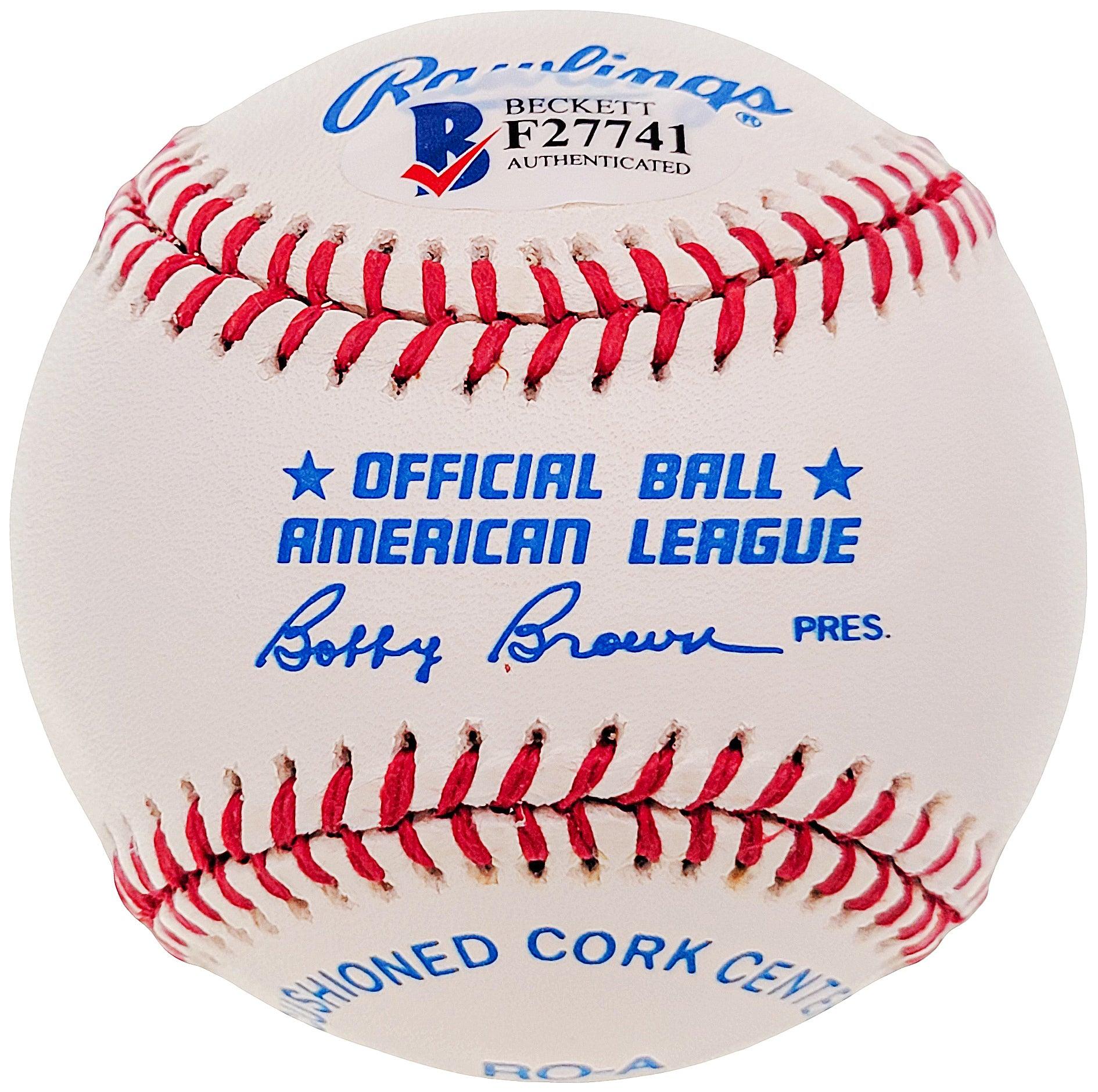 Bob Turley Autographed Official AL Baseball New York Yankees Beckett BAS #F27741 - Image 2