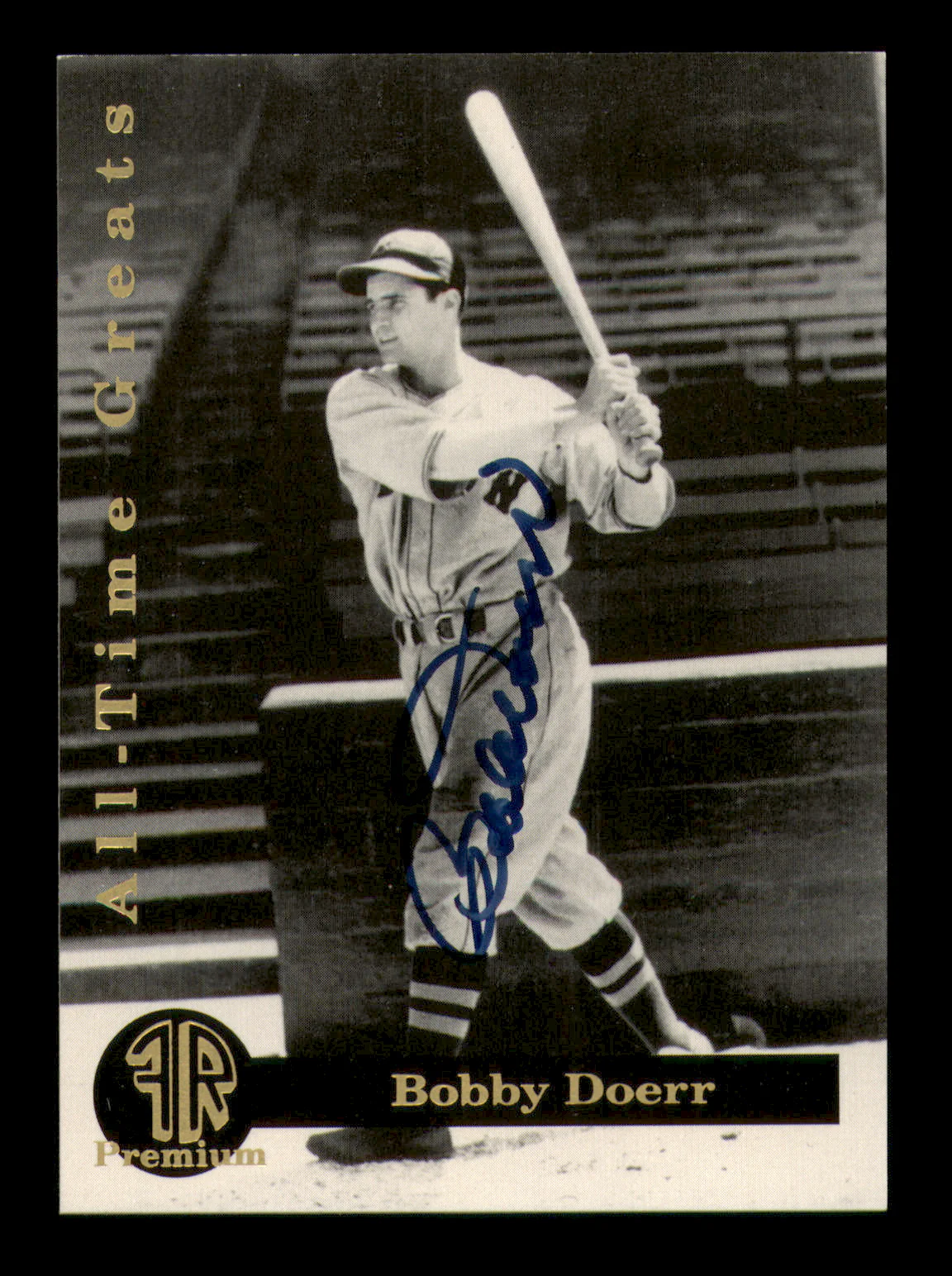 Bobby Doerr Autographed 1993 Front Row Card #1 Boston Red Sox SKU #219150