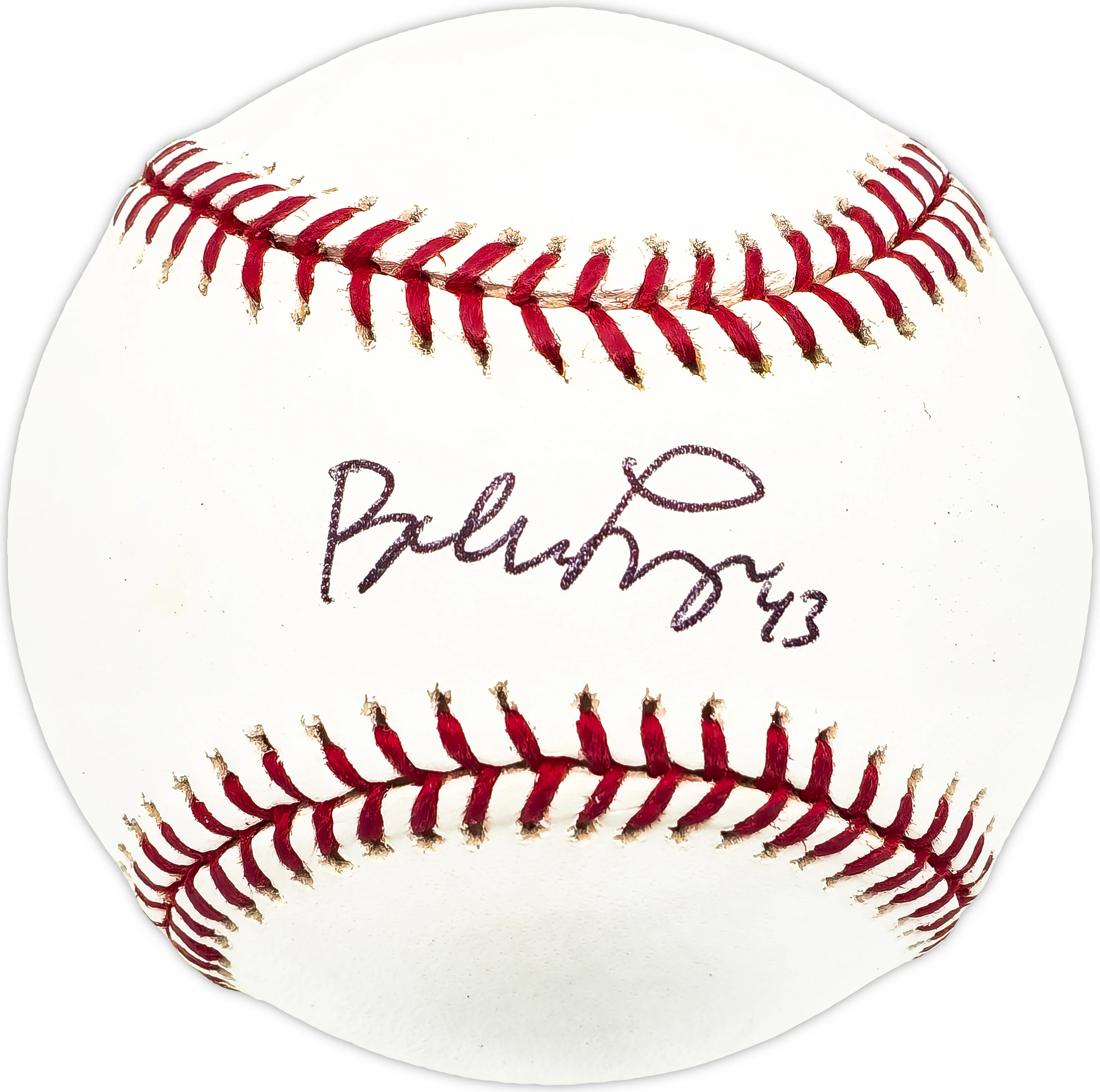 Brandon League Autographed Official MLB Baseball Dodgers, Mariners MLB Holo #FJ502466