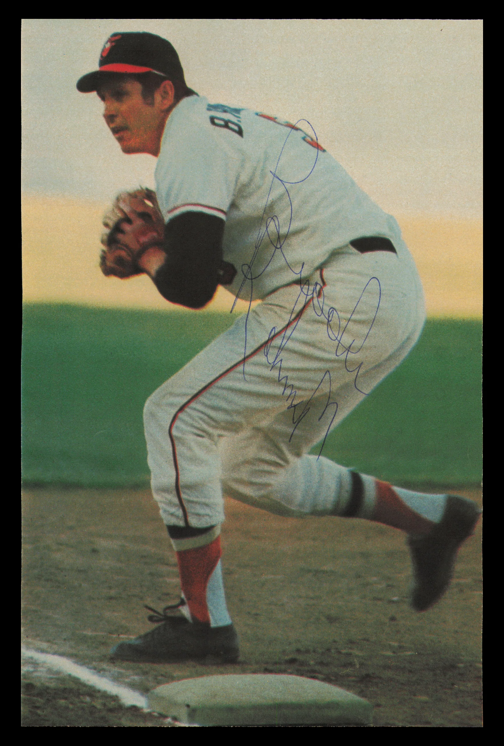 Brooks Robinson Autographed 5.5x8 Magazine Page Photo Baltimore Orioles