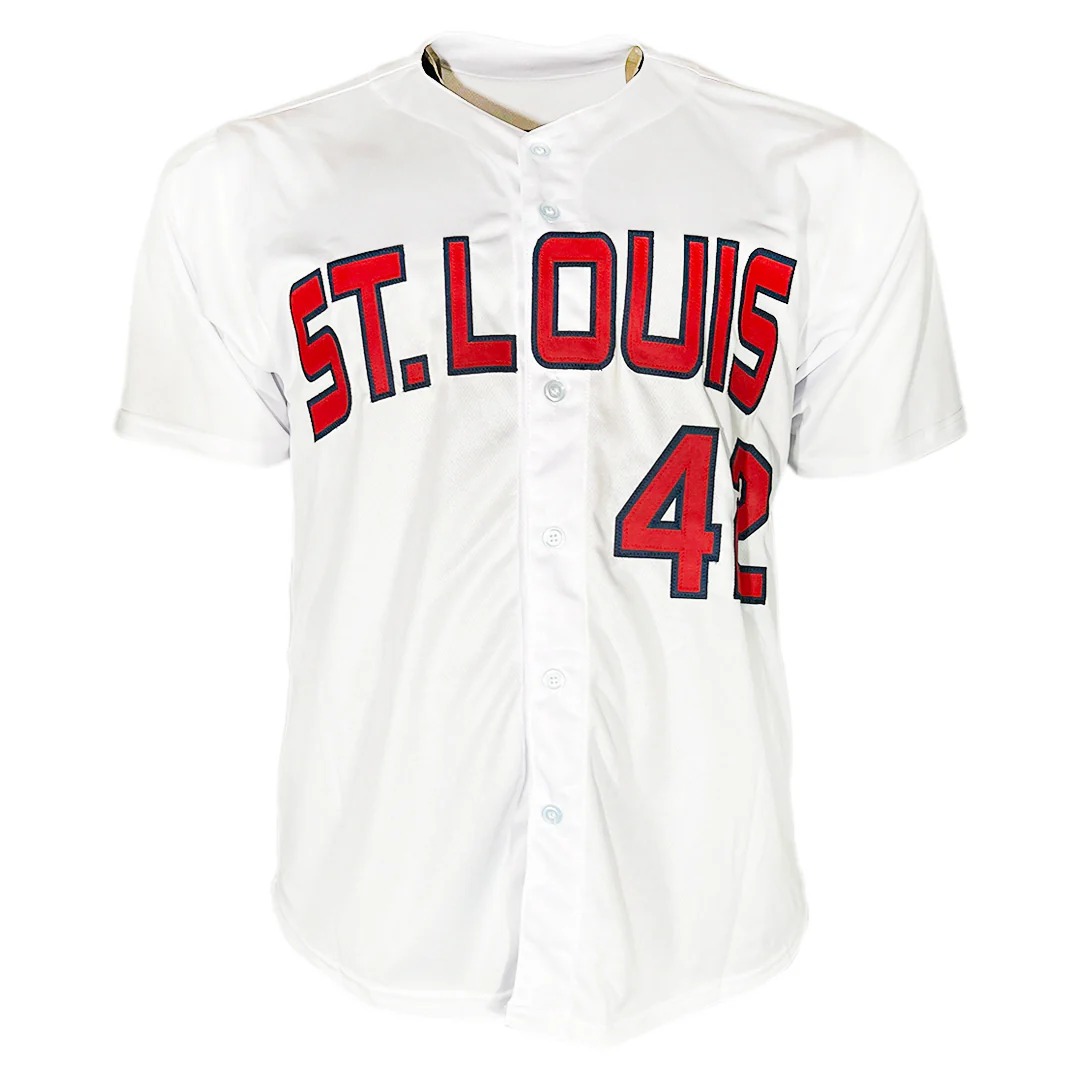 Bruce Sutter Signed St. Louis White Baseball Jersey (JSA) - Image 3