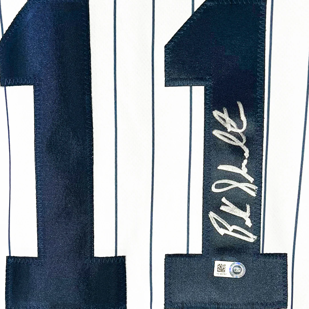 Bucky Showalter Signed New York Pinstripe Baseball Jersey (MLB) - Image 2