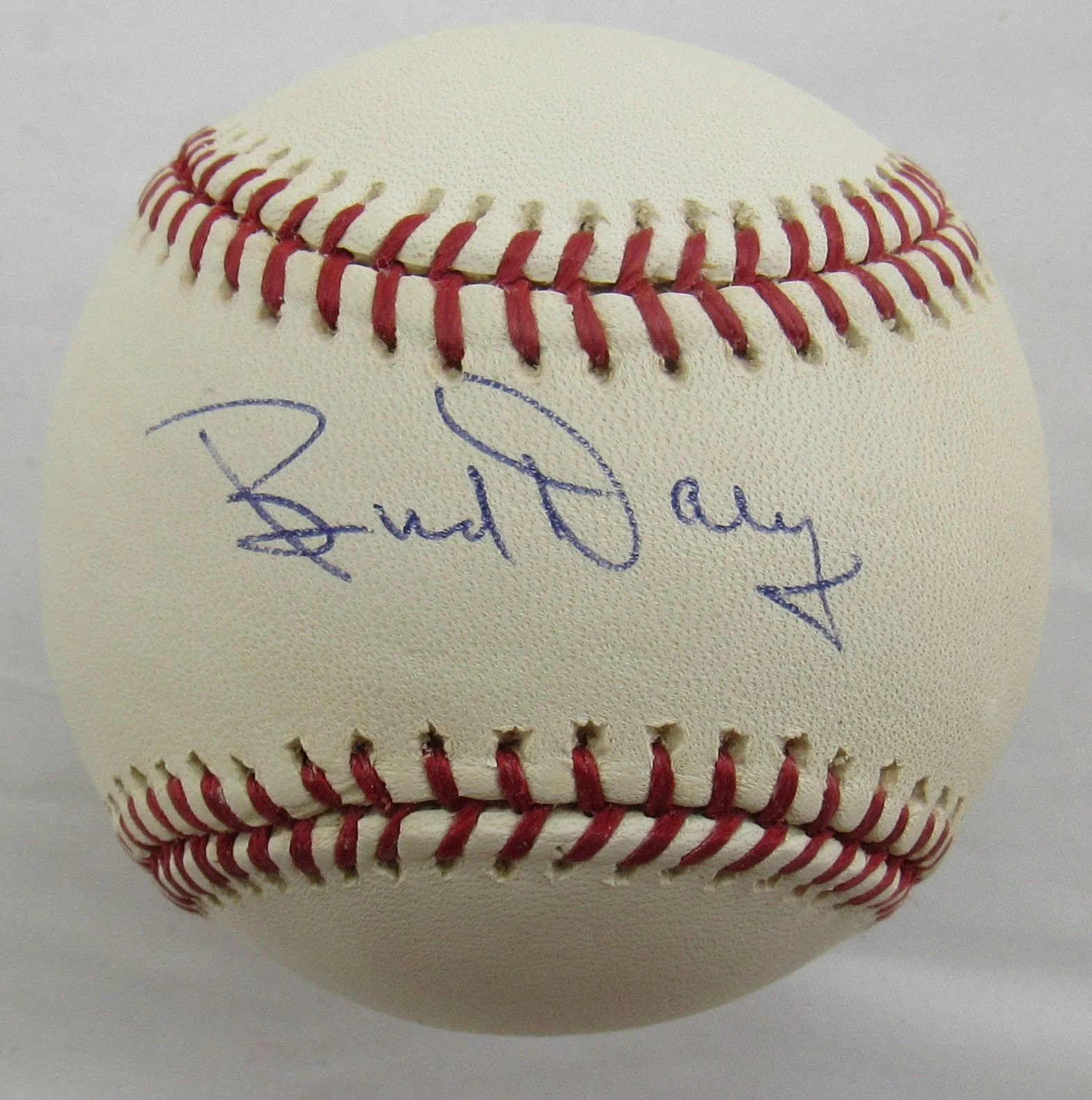 Bud Daley Signed Auto Rawlings Baseball B161