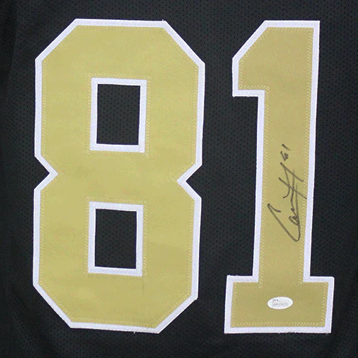 Cameron Meredith Autographed New Orleans Football Jersey Black (JSA) - Image 3