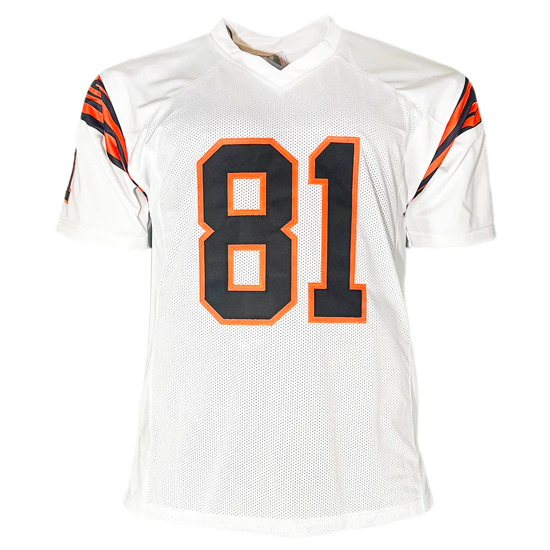 Carl Pickens Signed Cincinnati White Football Jersey (JSA) - Image 3