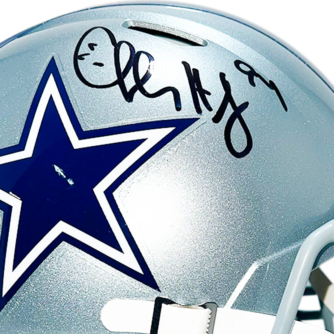 Charles Haley Signed Dallas Cowboys Speed Full-Size Replica Football Helmet (Beckett) - Image 2