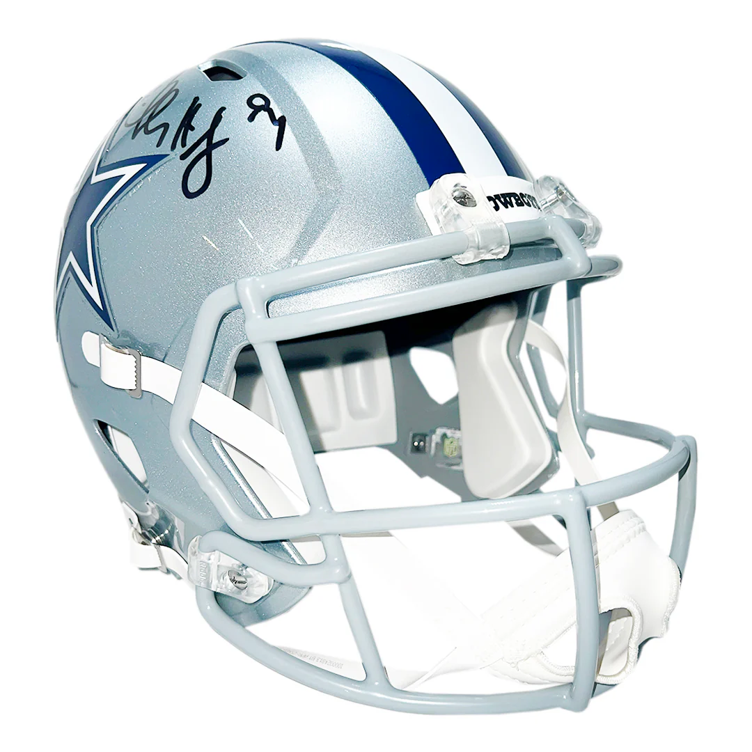 Charles Haley Signed Dallas Cowboys Speed Full-Size Replica Football Helmet (Beckett) - Image 3