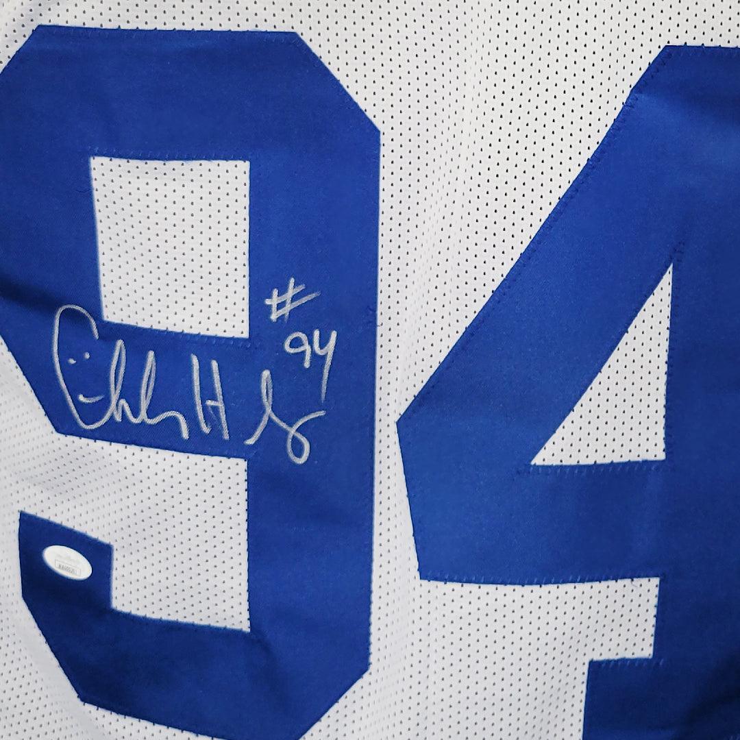 Charles Haley Signed Dallas White Football Jersey (JSA) - Image 2