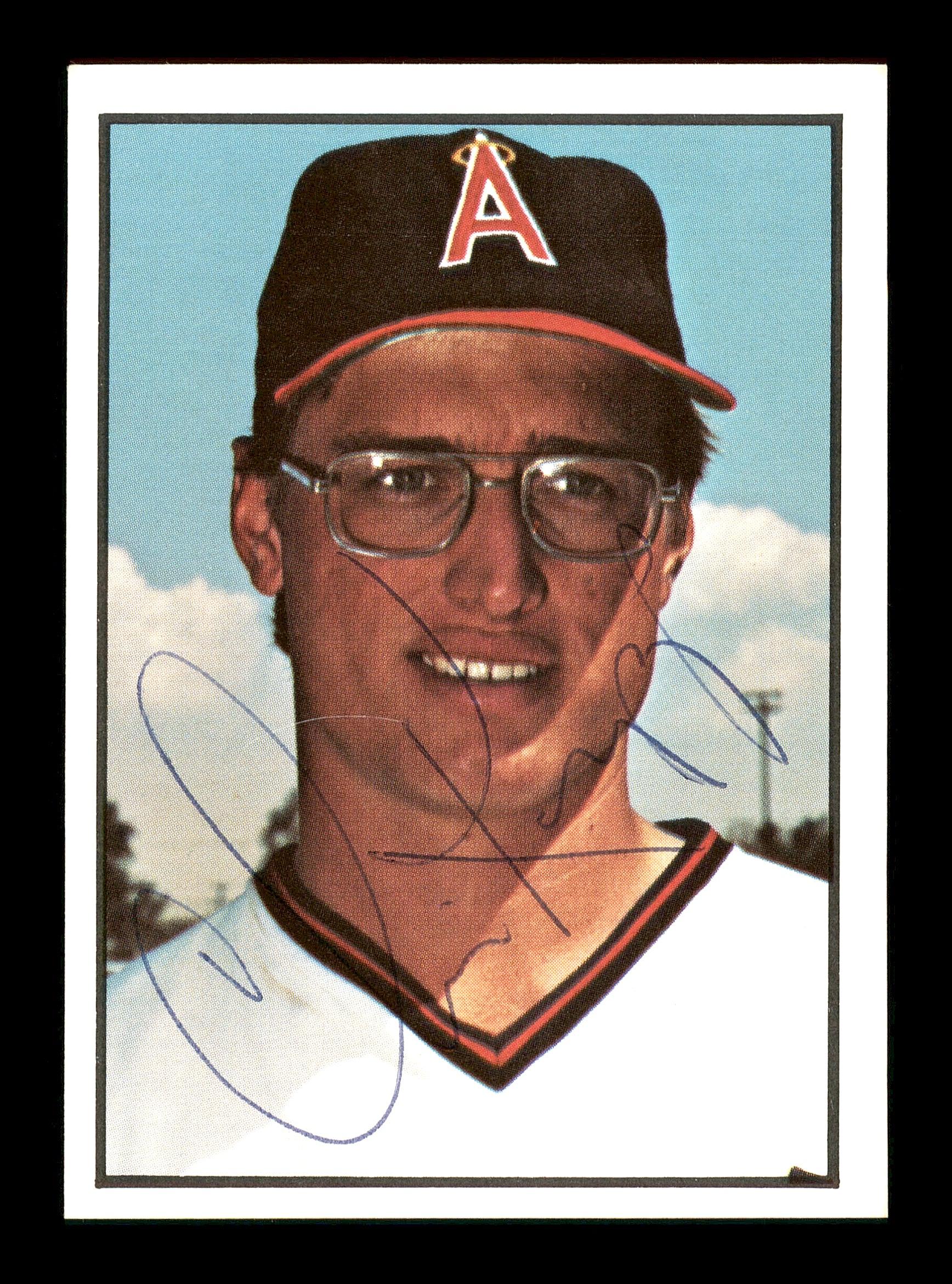 Chris Knapp Autographed 1978 SSPC Card #212 California Angels SKU #172356