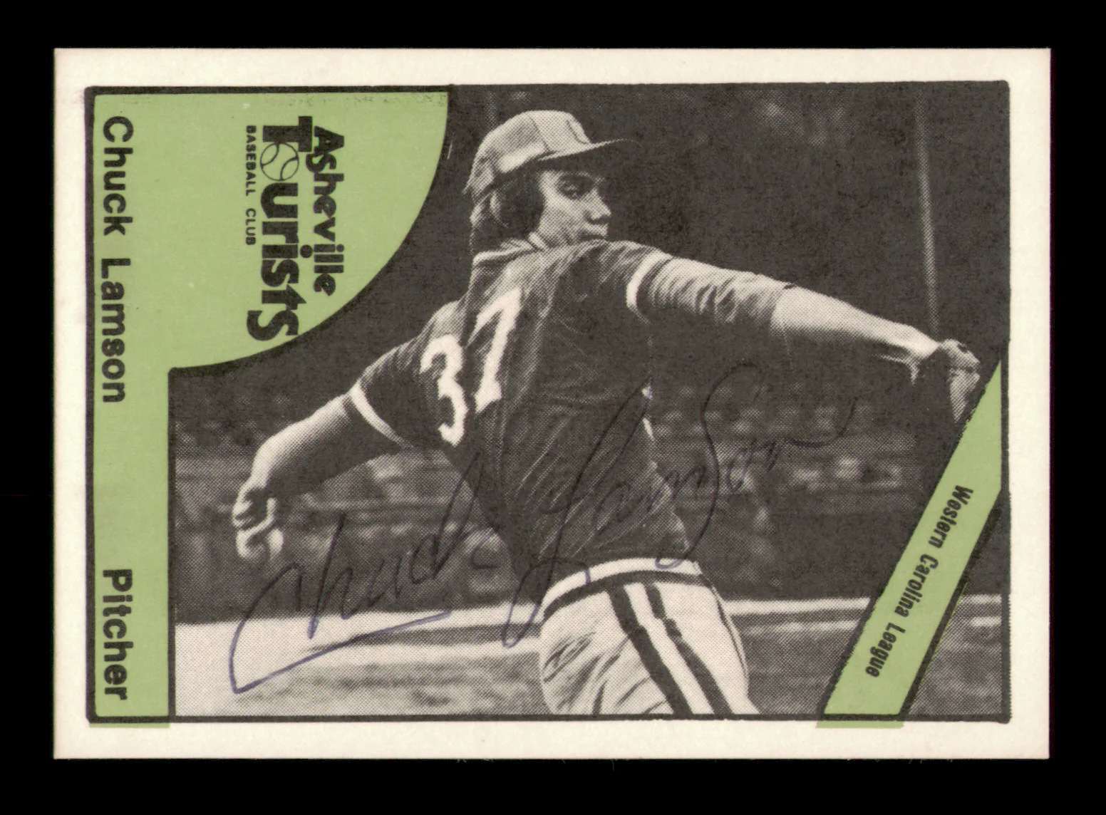 Chuck Lamson Autographed 1978 TCMA Rookie Card #183 Ashville Tourists
