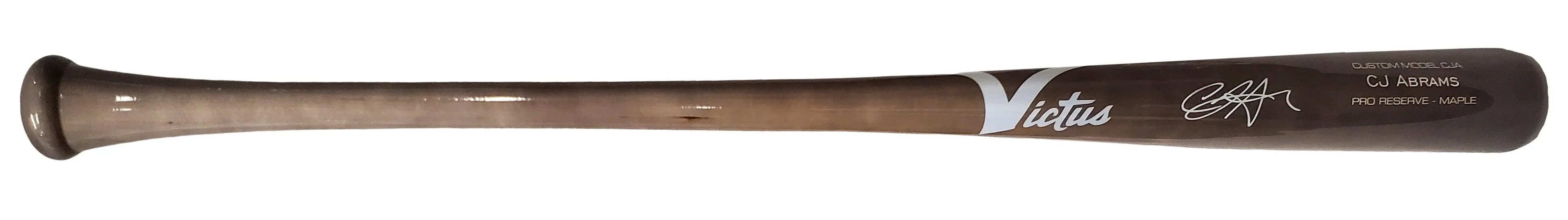 CJ Abrams Autographed Brown Victus Game Model Bat Washington Nationals JSA Stock #200291 - Image 2