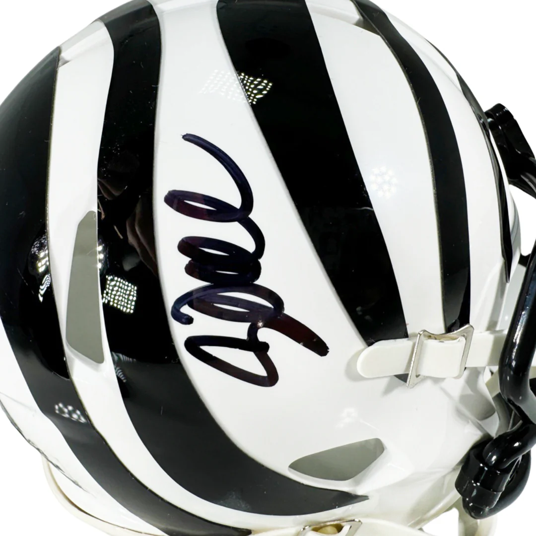 Corey Dillon Signed Cincinnati Bengals Alternate Speed Mini Football Helmet (Beckett) - Image 2