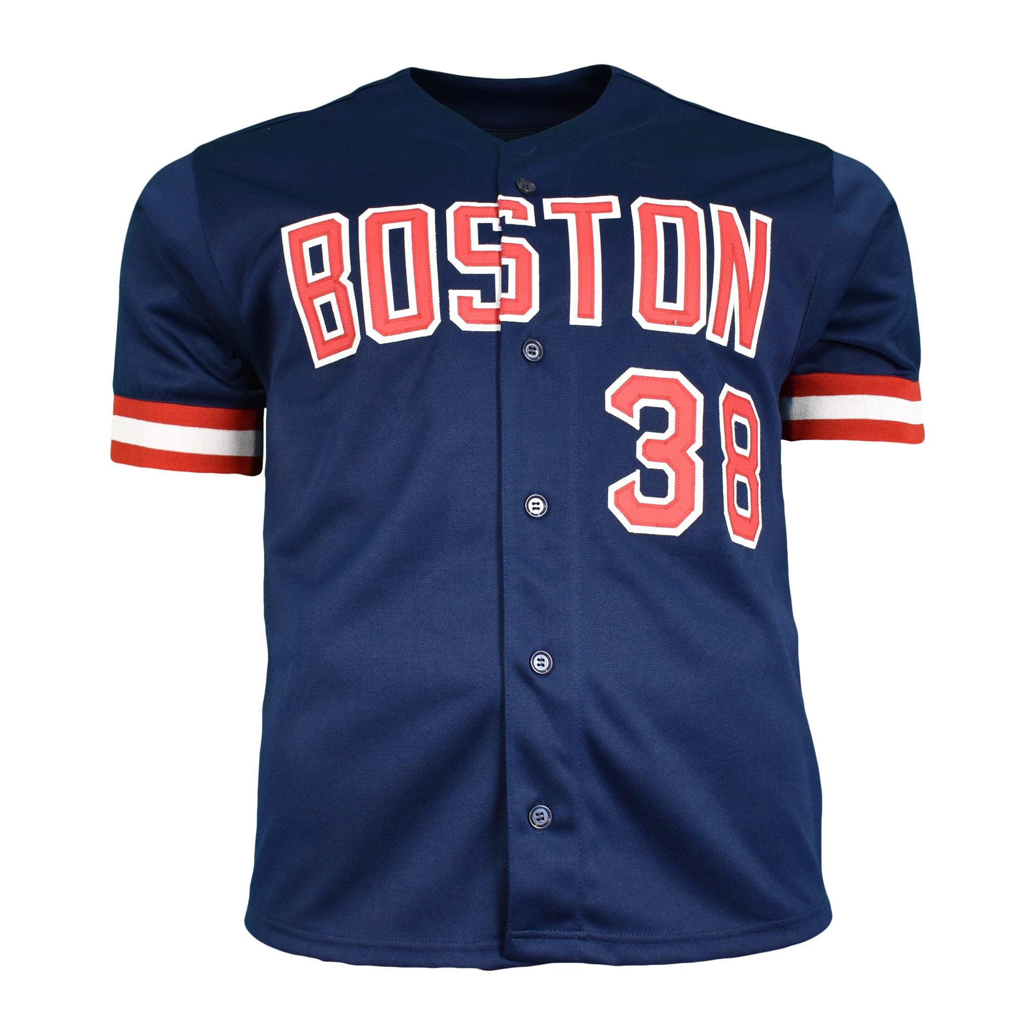 Curt Schilling Signed Boston Navy Jersey (JSA) - Image 3
