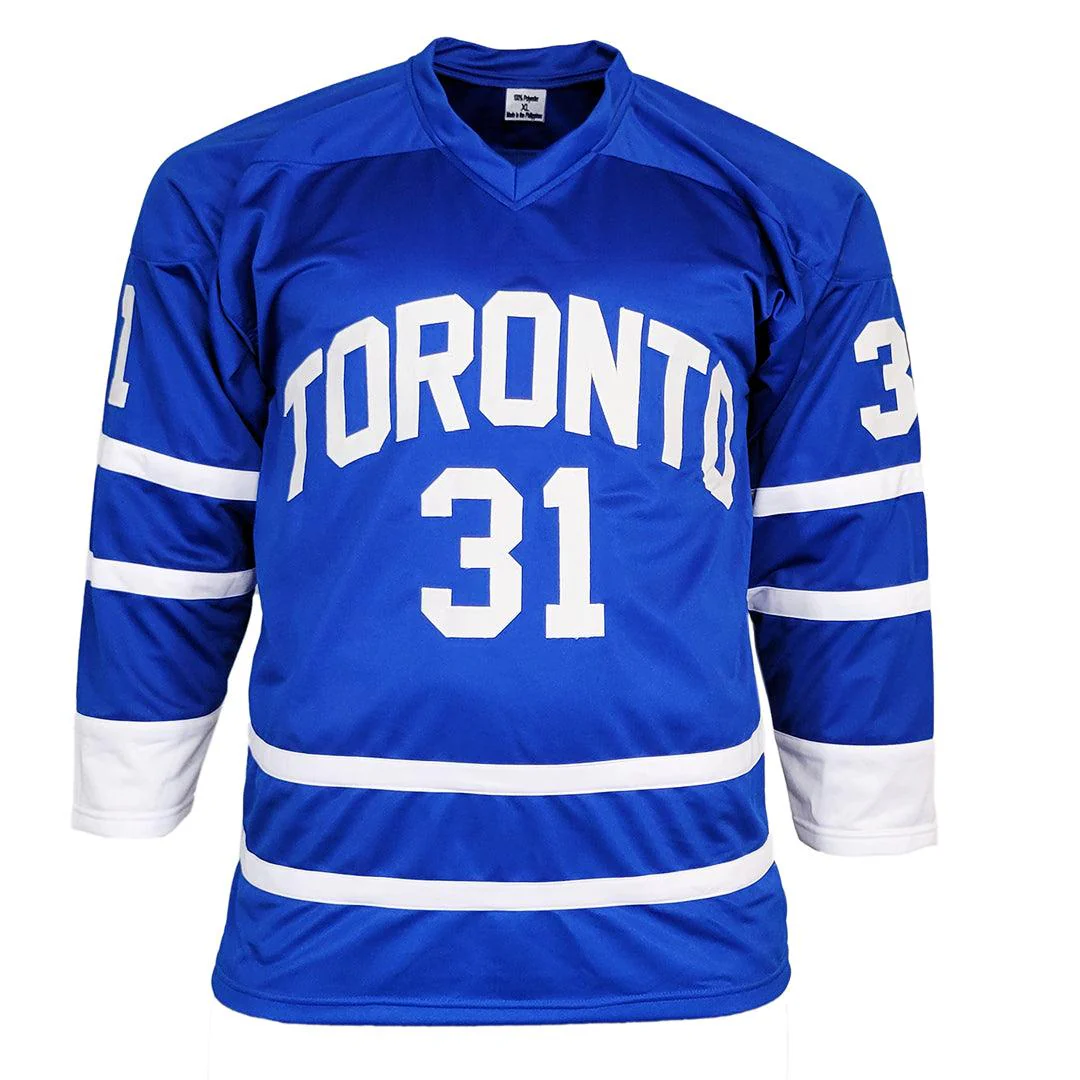 Curtis Joseph Signed Toronto Blue Hockey Jersey (JSA) - Image 2